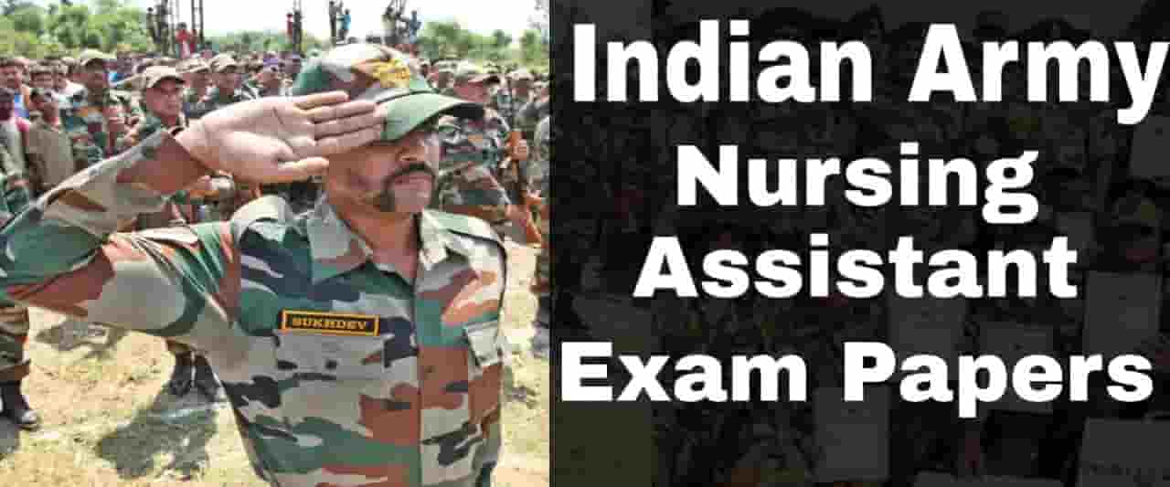 Indian Army Nursing Previous Exam paper-3