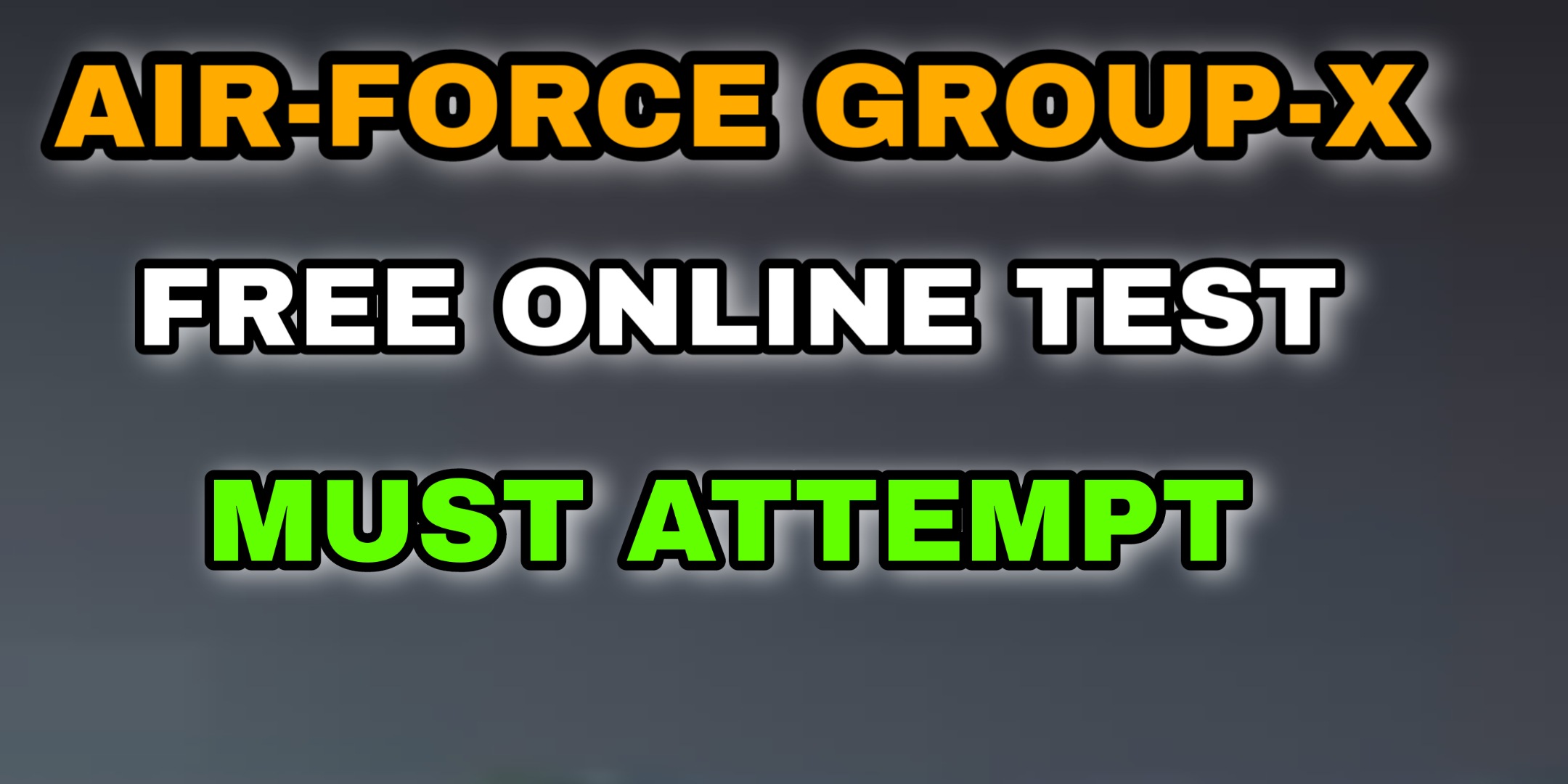 Airforce Group-X Free Online Mock Test