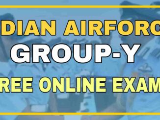Airforce Group-Y Free Online Exam Test-3
