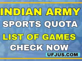 List of Games and Sports for Recruitment in the Army