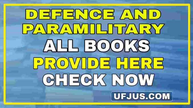 Defence And Paramilitary Best Books Check Now