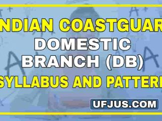 Indian Coastguard Navik DB latest Syllabus and Pattern