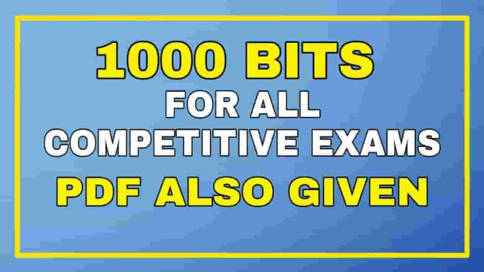 1000 Bits For Defence and Paramilitary Jobs 1000 Bits For Defence and Paramilitary Jobs