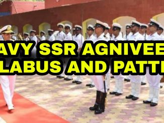 Navy Agniveer SSR Syllabus and Pattern Full Details
