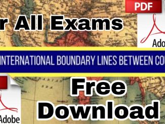 Most Important International Boundary Lines For Exams
