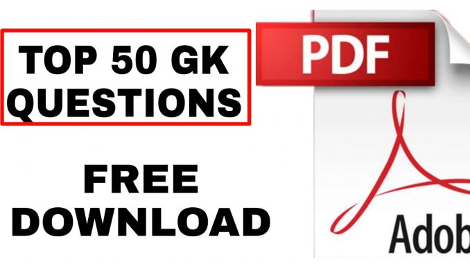 GK Top Important Questions and Answers GK Top Important Questions and Answers