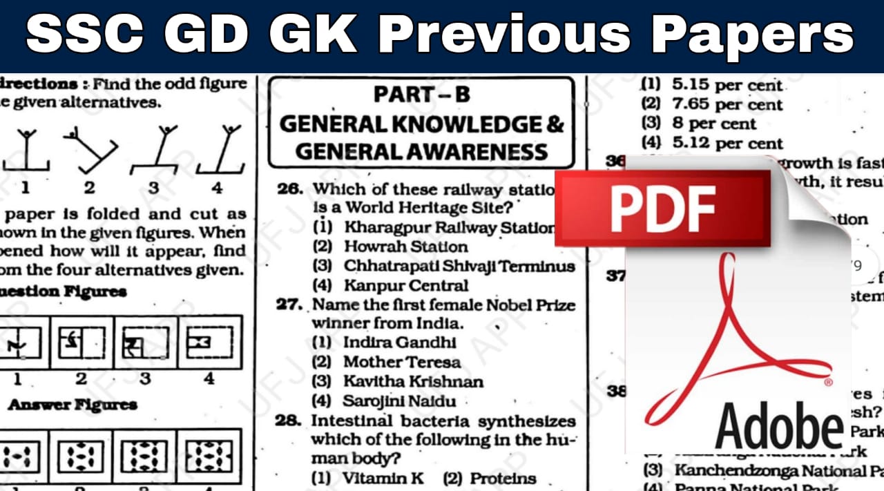 SSC GD GK Previous Questions and Answers