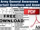 Army Most Important GK Questions and Answers