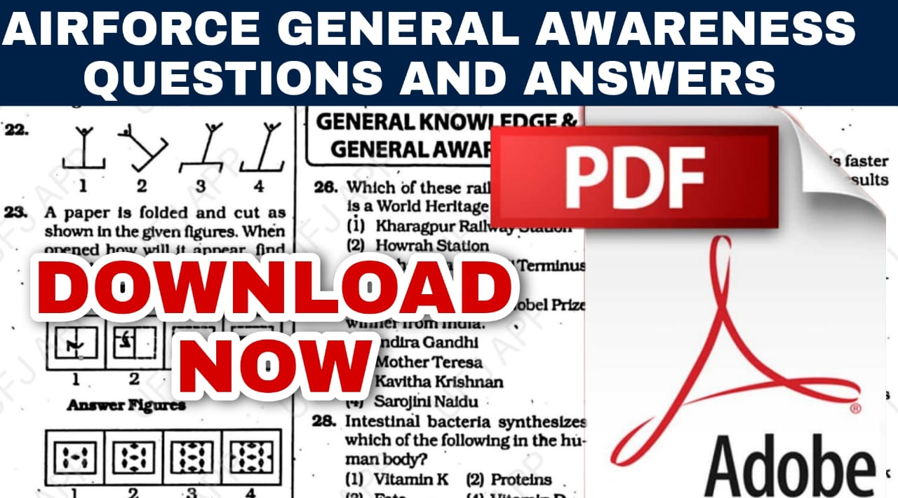 Airforce General Awareness Questions and Answers