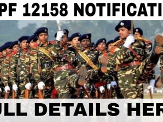 CRPF 12158 Tradesman Recruitment 2021