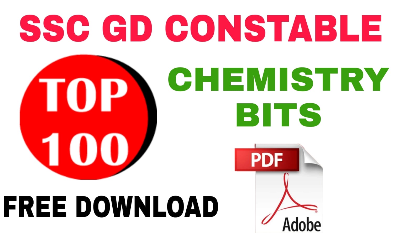 SSC GD Top 100 Chemistry Questions and Answers