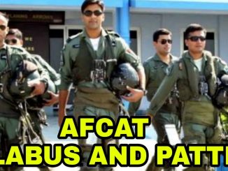 AFCAT Exam Latest Syllabus and Exam Pattern
