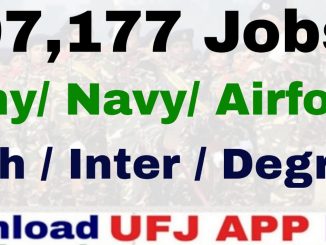Notifications of over one lakh Army Navy Air Force jobs