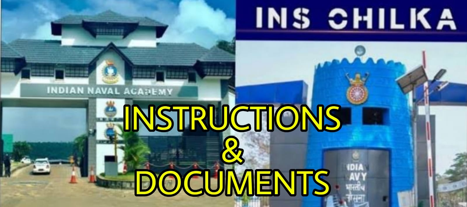 Indian Navy AA/SSR/MR Joining Instructions and Documents