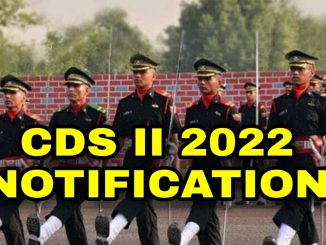 UPSC CDS II 2022 Notification Full Details