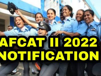Indian Airforce Recruitment AFCAT 02/2022 Notification