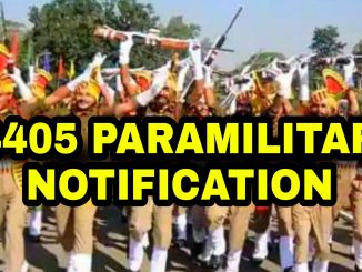 84405 vacancies of paramilitary posts will be filled by December 2023