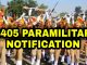 84405 vacancies of paramilitary posts will be filled by December 2023