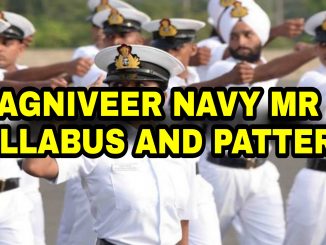 Navy Agniveer MR Syllabus and Pattern Full Details