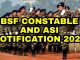 BSF Head Constable And ASI Notification 2022