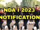 UPSC NDA I 2023 Notification Full Details