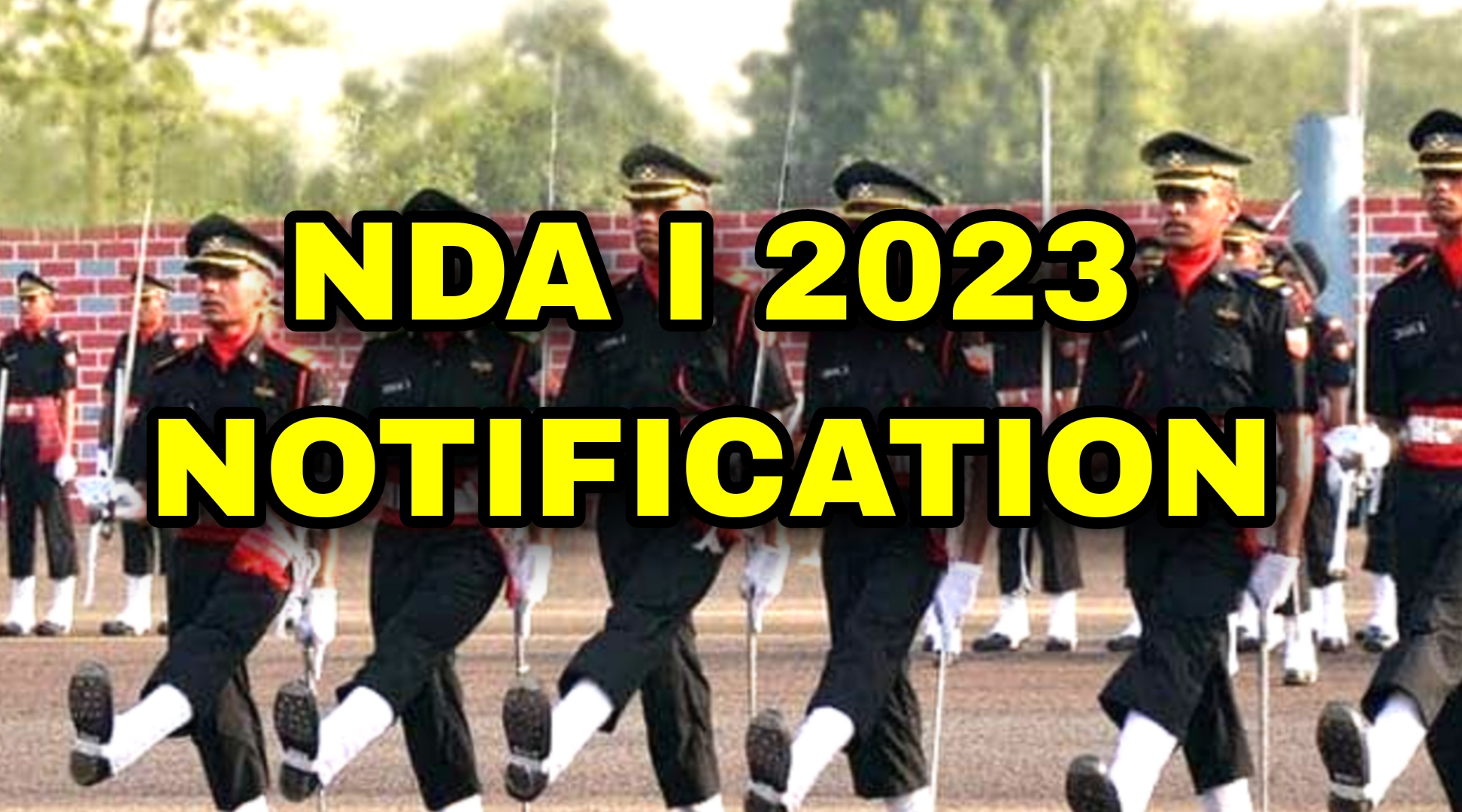 UPSC NDA I 2023 Notification Full Details 