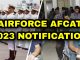 Indian Airforce Recruitment AFCAT 01/2023 Notification