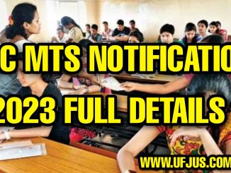 SSC MTS Staff and Havaldar 2023 Notification Full Details