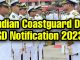 Indian Coastguard DB GD Notification 2023