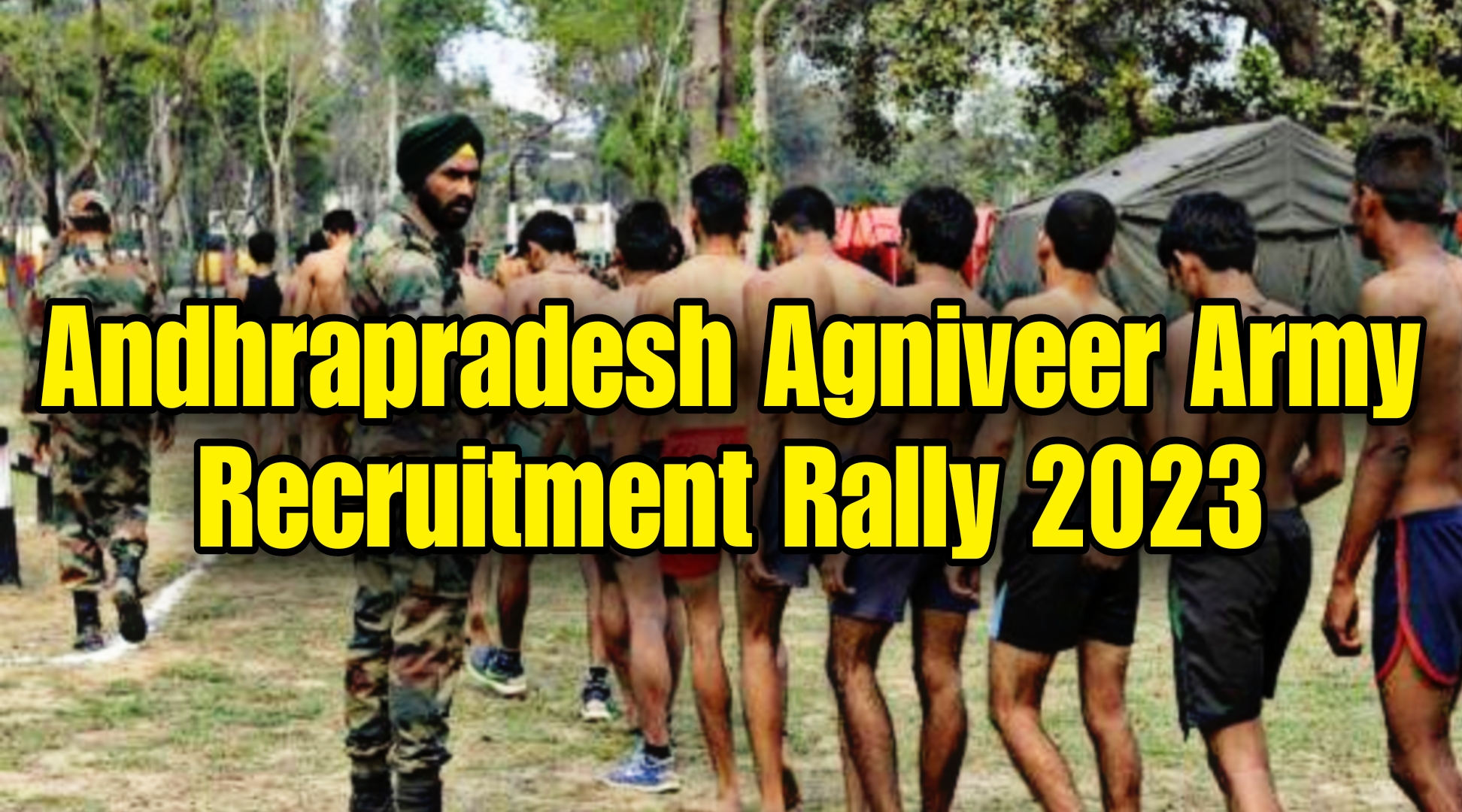 Andhra Pradesh Vizag ARO Agniveer Army Recruitment Rally 2023