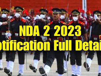 UPSC NDA II 2023 Notification Full Details