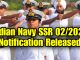 Indian Navy Agniveer SSR Notification 02/2023 Full Details