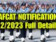 Indian Airforce Recruitment AFCAT 02/2023 Notification