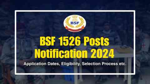 CAPFs HC and ASI Steno 1526 Posts 2024 Notification Out