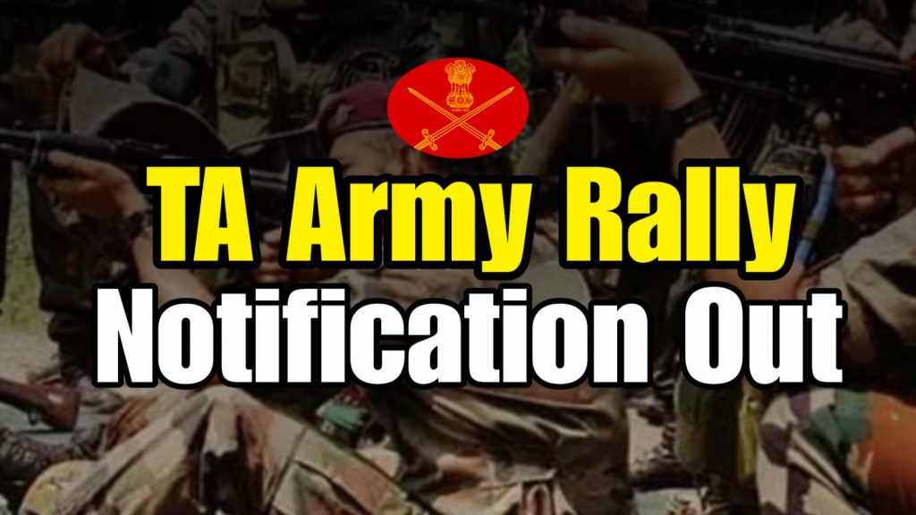 TA Army Rally Notification 2025 Full Details