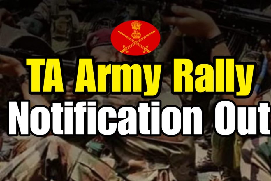 Territorial Army Rally Notification 2025 Full Details