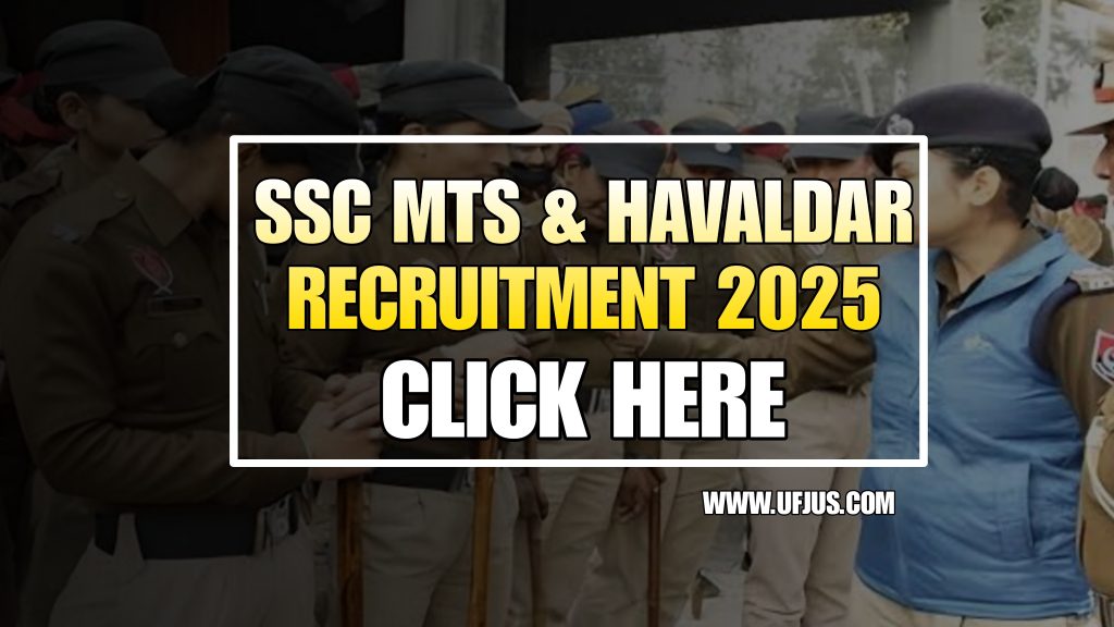 SSC MTS and Havaldar 2025 Recruitment Full Details