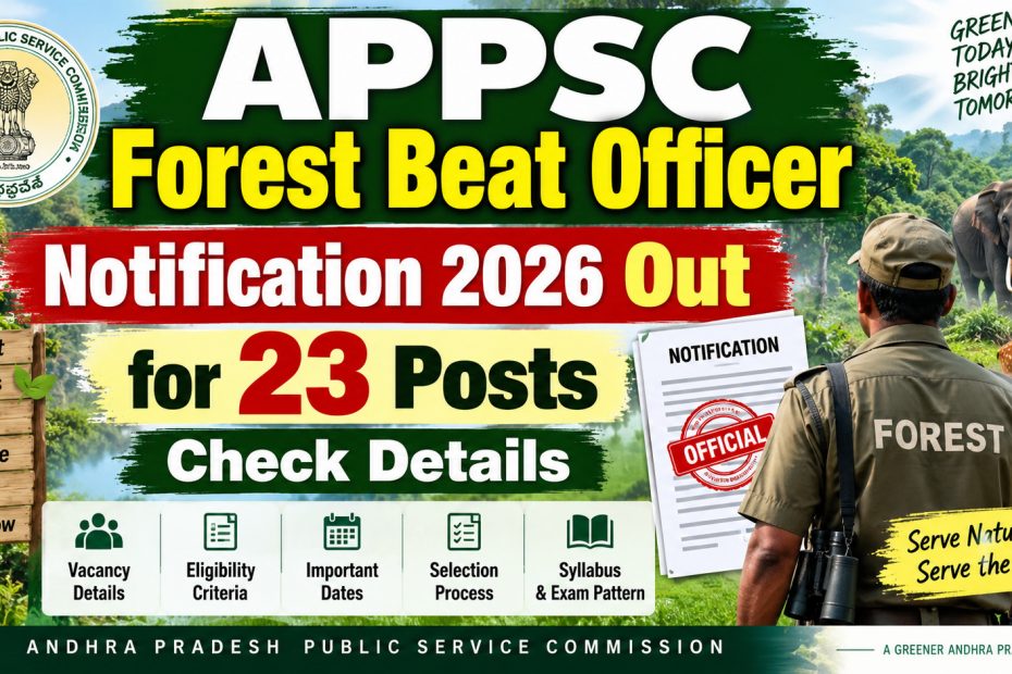 AP Forest Beat Officer Notification 2026
