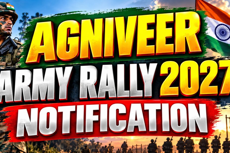 Agniveer Army Rally 2027 Notification Full Details